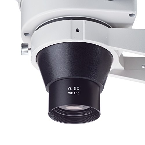AmScope SMシリーズの実体顕微鏡用0.5Xバローレンズ（48ミリメートル）