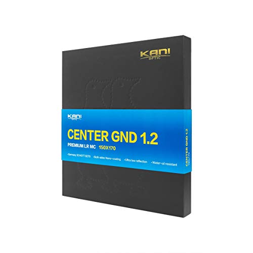 【KANI】角型フィルター カ メラ用 NDフィルター Premium LR MC CENTER GND1.2 (170x150mm)