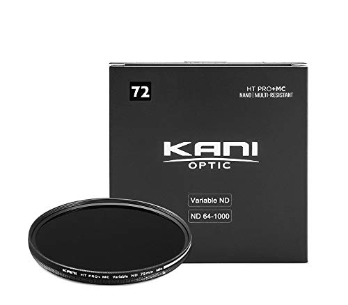 【KANI】レンズフィルター NDフィルター 可変式 バリアブル 減光フィルター HT PRO+MC ND64-1000 (72mm)