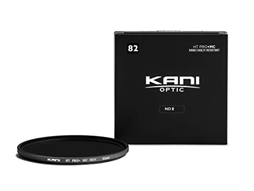 【KANI】NDフィルター レンズフィルター 減光フィルター カメラ用 丸型 ND8 (82mm)