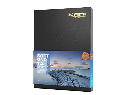 【KANI】NDフィルター ハーフND 角型フィルター 減光フィルター Premium LR MC SOFT GND1.2 (150x100mm)
