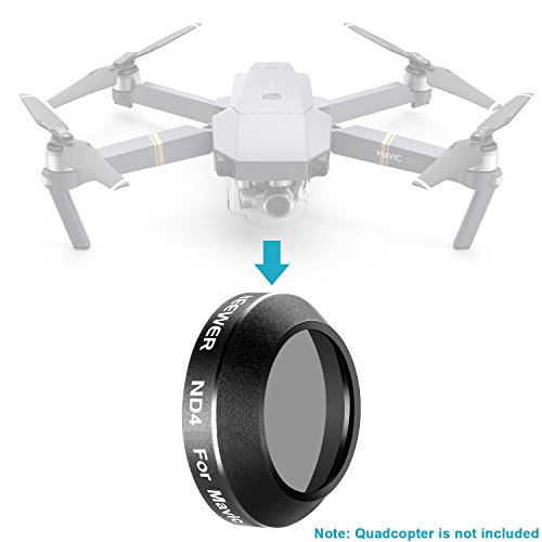 Neewer ND4 レンズフィルター　レンズプロテクター　DJI Mavic Pro Quadcopter Droneに使える　マルチコート防水アルミ合金フレーム光学ガラス製(MC-16)