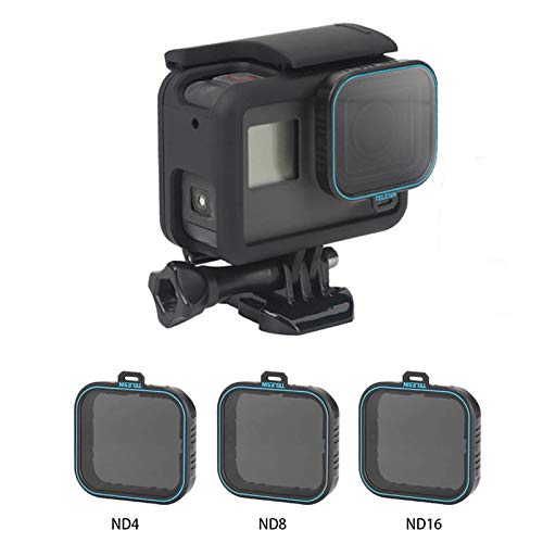 Taoric GoPro Hero 7 Hero 6/ Hero 5用 レンズフィルター ND4+ND8 +ND16 ND減光フィルター 保護 アクセサリー