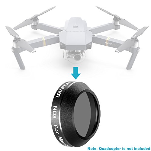 Neewer ND8 レンズフィルター　レンズプロテクター　DJI Mavic Pro Quadcopter Droneに使える　マルチコート防水アルミ合金フレーム光学ガラス製(MC-16)