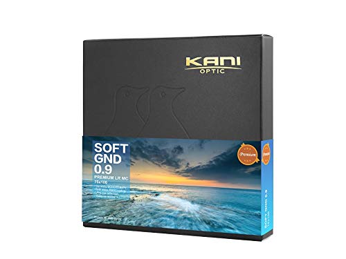 【KANI】フィルター カメラ用 角型フィルター NDフィルター ハーフフィルター Premium LR SOFT GND0.9 (100 x 75mm)