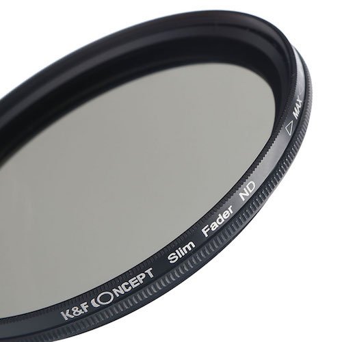 K&F Concept 可変式NDフィルター 77mm NDX 減光範囲ND2~ND400 薄枠設計 KF-NDX77