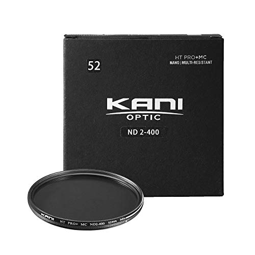 【KANI】カメラ フィルター NDフィルター 可変式 バリアブル ND2-400 (52mm)