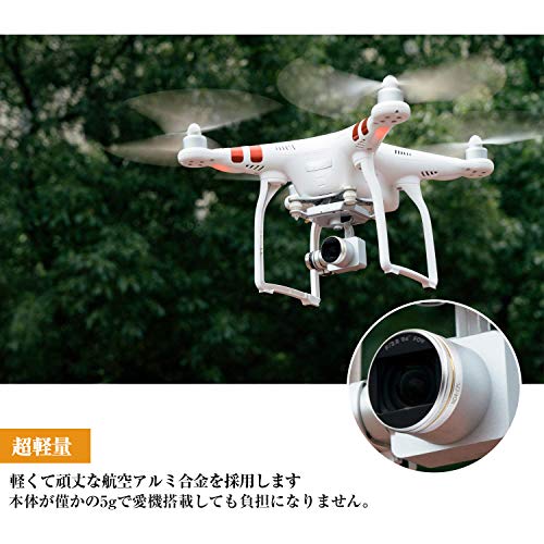 LENSKINS DJI Phantom4 & Phantom3 Professional / Phantom3 Advanced ND-CPLフィルター 減光偏光兼備 光量調整 ND4-CPL