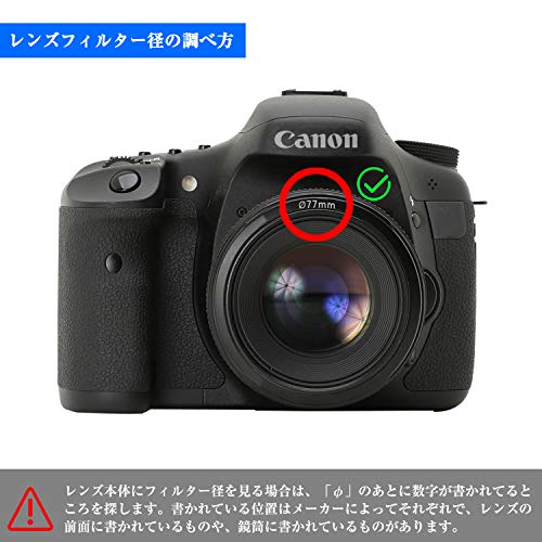 LENSKINS MRC ND1000 レンズフィルター 減光 フィルター 10段階減光効果 薄型 Canon Nikon Sony対応 77mm