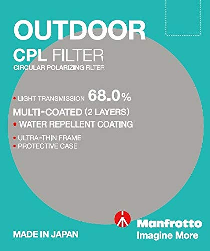 Manfrotto レンズフィルター PLフィルター サーキュラーPL 67mm コントラスト 反射調整用 OUTDOORシリーズ MF OCPL67