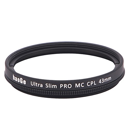 Haoge 43 mm MC CPLマルチコートCircular Polarizer偏光レンズフィルタfor Canon Nikon Sony Minolta Pentax Olympus Panasonic Leica Zeiss TAMRONデジタルカメラDSLRレンズ