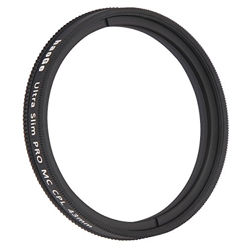 Haoge 43 mm MC CPLマルチコートCircular Polarizer偏光レンズフィルタfor Canon Nikon Sony Minolta Pentax Olympus Panasonic Leica Zeiss TAMRONデジタルカメラDSLRレンズ