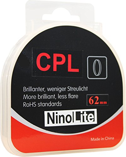 NinoLite  CPLフィルター 径 62mm  AF対応 円偏光  サーキュラー PLフィルター