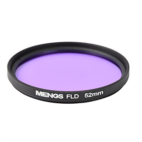 [MENGS] 52mm カメラ用フィルター アルミフレーム付き FLD 蛍光フィルター ，ユニバーサル デジタルカメラ用