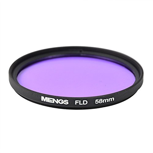 [MENGS] 58mm カメラ用フィルタ- アルミフレーム付き FLD 蛍光フィルター ，ユニバーサル デジタルカメラ用