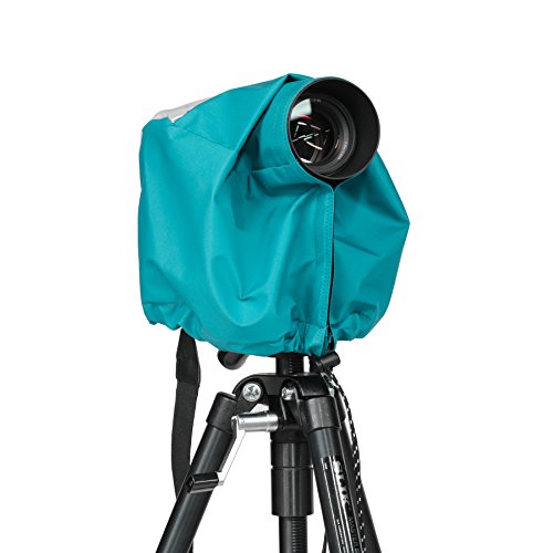 【Amazon.co.jp限定】 Kenko カメラレインカバーHT Mサイズ 撥水・透湿素材採用 標準レンズ用  ターコイズブルー KRG-RC01MTQ
