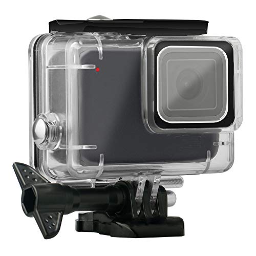 GoPro Hero 7 White/Silver 専用60M防水ケース水中 ダイビング 防水 カメラ 筐体 保護 カバー 12個の防曇インサート