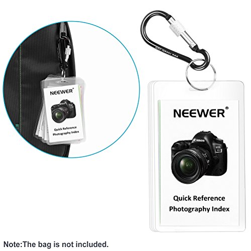 Neewer チップカードセット-撮影ガイド　Canon Rebel T2 T2i T3 T3i T4 T4i T5 T5i T6 T6i T6s 6D 7D 50D 60D 70D 80D 1000D SL1 EOS M M2 M3 M10 5D 1D 1Dx Mark I II III IV MK1 MK2 MK3 MK4 DSLRカメラ用