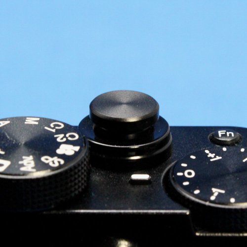 F-Foto　ソフトレリーズシャッターボタン フラットタイプ 『各社カメラ対応』 (フラット、ブラック)