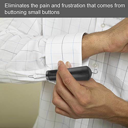 ボタンフック、ボタンエイド 自助具服ジッパーフックヘルパー 片手で簡単 ボタン掛け 軽量 握りやすい 関節炎＆関節痛患者用