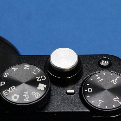F-Foto　ソフトレリーズシャッターボタン フラットタイプ 『各社カメラ対応』 (フラット、シルバー)