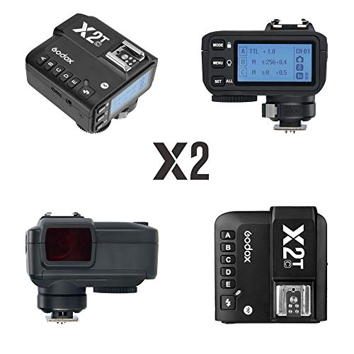 【正規品 技適マーク付き日本語説明書PDF档】Godox X2T-C TTL 1/8000 HSSワイヤレスフラッシュトリガー Bluetooth接続 ホットシューロック TCM機能 5つの独立したグループボタン(キヤノンカメラ用X2T-C)