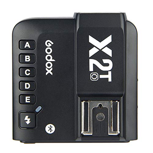 【電波法認証取得】Godox X2T-O ワイヤレスフラッシュトリガー 送信機 フラッシュトリガー TTL機能 LCDパネル搭載 1/8000s Bluetooth内蔵 Olympus/Panasonicカメラ＆スマホ（iphone、HUAWEI、Samsung）対応