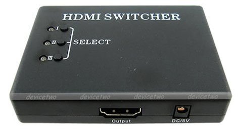 ZMAYA STAR テレビやモニタのHDMI端子を増設して切替られる HDMIセレクター 切替器 3入力1出力 リモコン付き