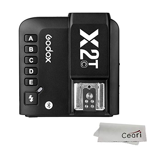 【GODOX 正規代理店/日本語説明書付】Godox X2T-C TTLワイヤレスフラッシュトリガー Canon カメラ対応品 1 / 8000s HSS機能 5つの専用グループボタン、3つ対応の機能ボタンでクイック設定可能