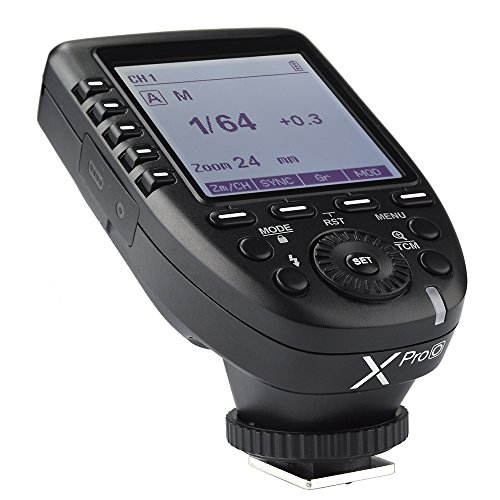 Godox Xpro-O 2.4G TTLワイヤレスフラッシュトリガー高速同期1/8000 Xシステム高速、オリンパスパナソニックカメラ用ビッグLCDスクリーントランスミッタ付き