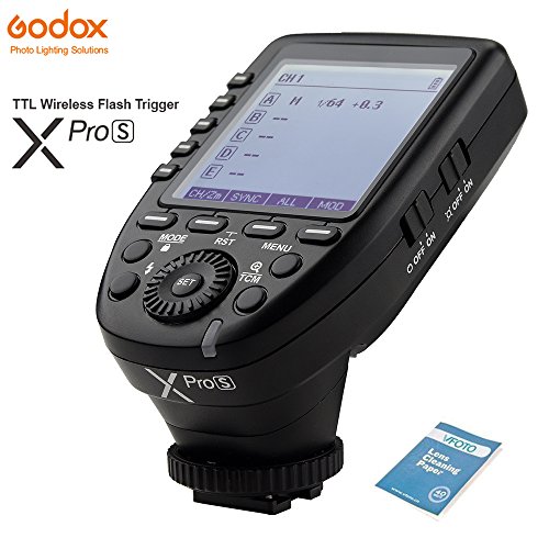 Godox XPro-S 2.4G TTL Wirless Xシステムフラッシュトリガー ビッグLCDスクリーントランスミッタ ソニー製カメラ用