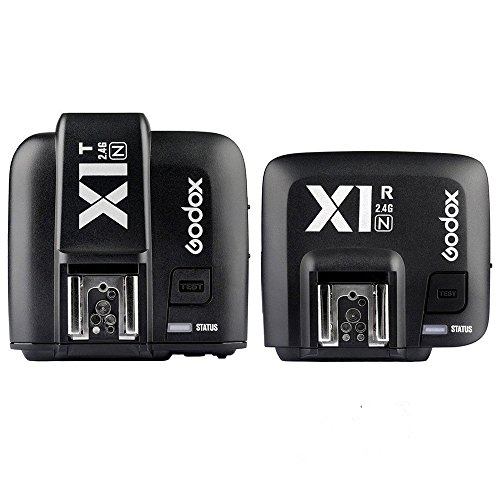 Godox X1T-N 送信機＋X1R-N 受信機 TTL 2.4GHz TTL ワイヤレスフラッシュトリガーセット(トランスミッタ+レシーバ)　 Nikon デジタル一眼レフカメラ用 (Nikon のカメラ用)