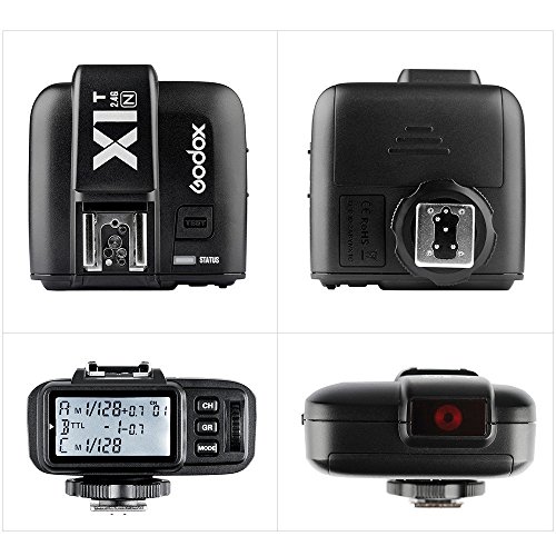 Godox X1T-N 送信機＋X1R-N 受信機 TTL 2.4GHz TTL ワイヤレスフラッシュトリガーセット(トランスミッタ+レシーバ)　 Nikon デジタル一眼レフカメラ用 (Nikon のカメラ用)