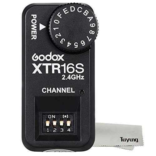 Godox XTR-16S 2.4G 無線 受信機 X-システム リモコンフラッシュレシーバ VING V860II V850II V860 V850用 (XTR-16S)