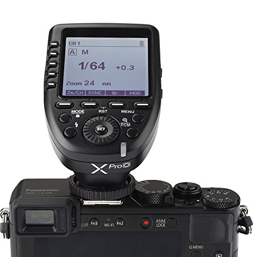 Godox Xpro-O 2.4G TTLワイヤレスフラッシュトリガー高速同期1/8000 Xシステム高速、オリンパスパナソニックカメラ用ビッグLCDスクリーントランスミッタ付き