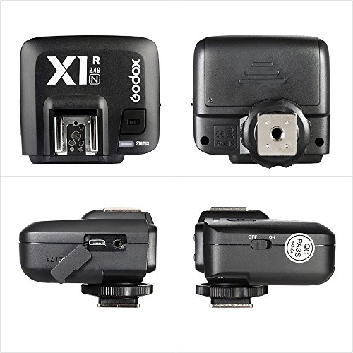 Godox X1R-N TTL 2.4G ワイヤレス フラッシュ トリガーレシーバ Nikon デジタル一眼レフカメラ用 X1Nトリガー用