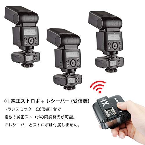 【国内正規品】 GODOX ワイヤレス ストロボ トリガー X1 送信機 キヤノン用 TTL対応 2.4GHz無線式 ハイスピードシンクロ対応 X1TCJ