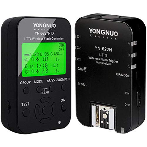 YONGNUO YN-622N-KIT Wireless i-TTL Flash Trigger Kit with LED Screen for Nikon ワイヤレスフラッシュトリガー ニコンYN-622NとYN-622N-TXセ