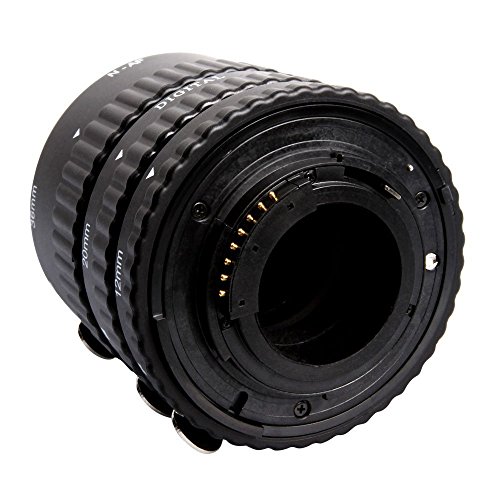 Mcoplus MK-N-AF-BニコンDSLRカメラ用クローズアップリングプラスチックAFマクロ延長チューブセット12mm / 20mm / 36mm d7100 d5200 d3100 d800 d90 d800e d5100 d7000