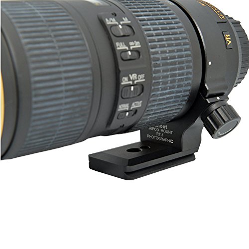 リング式三脚座 for Nikon RT-1 用 Nikkor AF-S 300mm F / 4E PF ED VR 70-200mm F / 4G ED VR - クイックリリースプレート付き
