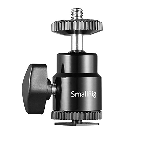 SmallRig 自由雲台 マイクロボール雲台 ボール雲台 1/4ネジ付き 360°回転可能 耐荷重3kg キヤノン/ニコン/オリンパス/ペンタックス/パナソニック/富士フイルム/コダック対応 -761