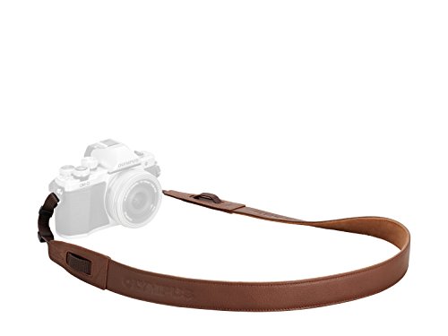OLYMPUS カメラ用 撥水本革ショルダーストラップ CSS-S119L ブラウン