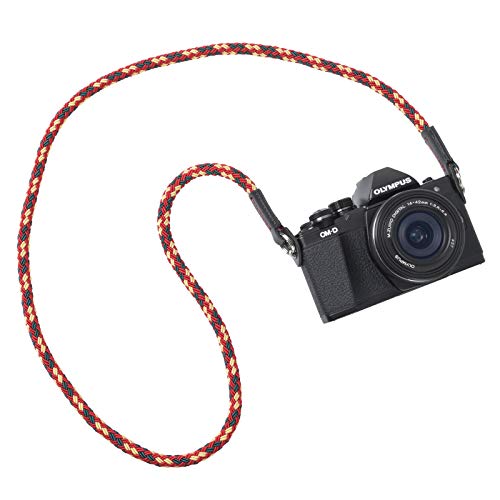 ARNUVO カメラストラップ シルキーロープスペシャル レッド VAR-0331