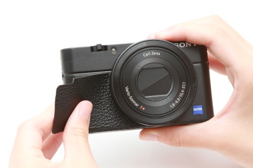 Japan Hobby Tool SONY サイバーショットDSC-RX100 張り革キット ライカ2タイプ ブラック 4008 ロゴあり RX100-4008A