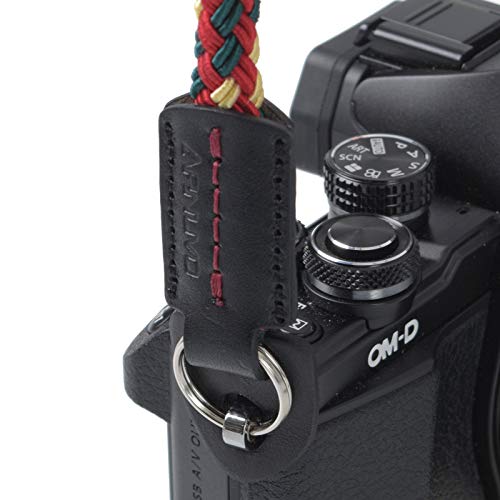 ARNUVO カメラストラップ シルキーロープスペシャル レッド VAR-0331