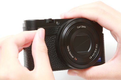 Japan Hobby Tool SONY サイバーショットDSC-RX100 張り革キット ライカ2タイプ ブラック 4008 ロゴあり RX100-4008A