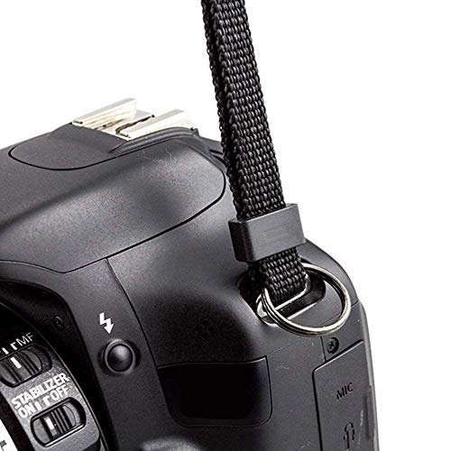 カメラ ネック ストラップ 一眼レフ ・ ミラーレス・ コンパクト カメラ用 クッション性 ネオプレーン 素材 で肩への負担を軽減 ネオプレンスリップ防止機能付き ブラック