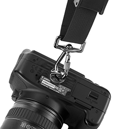 AMERTEER 速写ストラップ カメラショルダーストラップ 調節可能 シンプル 臨機応変速い 見た目が綺麗 格好いい 135cm ブラック