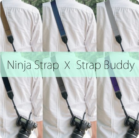 Camera StrapBuddy Set (カメラストラップバディセット)/ diagnl Ninja Camera Strap 38mm Black