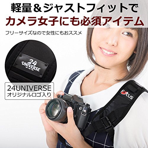 【24UNIVERSE】 カメラストラップ 一眼レフ ミラーレス クイックストラップ 速写ストラップ 肩掛け スピーディなショットが可能